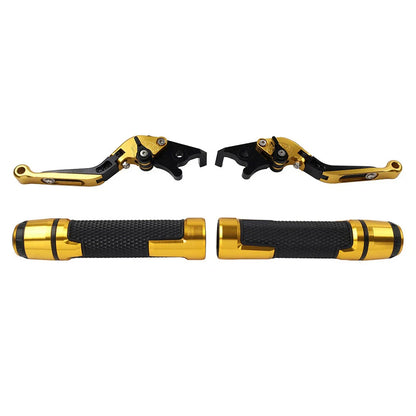 Gold Extendable Brake Clutch Levers Grip Set for Honda ADV150 (2019-2020)
