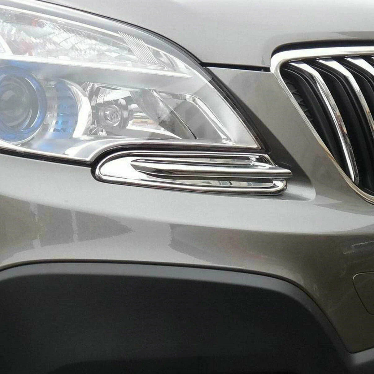 Front Light Trim Cover Bezel Chrome Head Lamp for Buick Encore (2012–2016)