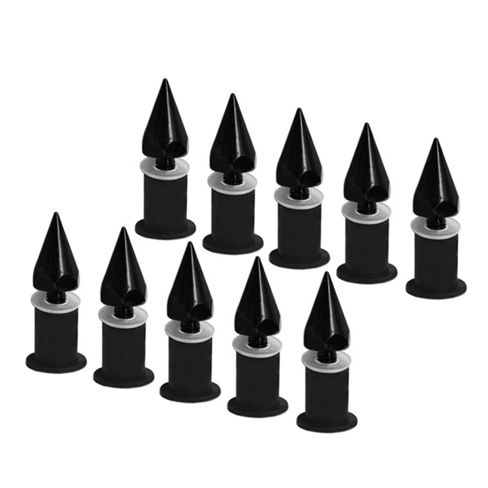 5MM Windshield Screws for Motorcycle - 10 Pcs Black