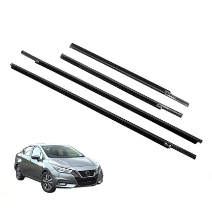 Set of 2 Rear Door Belt Moldings for Nissan Almera Versa Latio Sunny (N17)