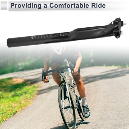 30.8mm Carbon Fiber Bike Seat Post for Light Saddle (30.8x350mm)