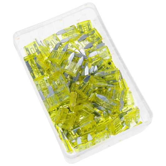 100 x Mini-Blade Fuses 20 Amp Yellow