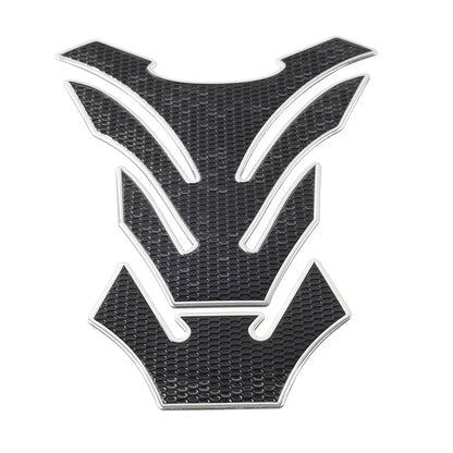 Silver Motorcycle Fuel Tank Pad Cover Protector Decal Grip