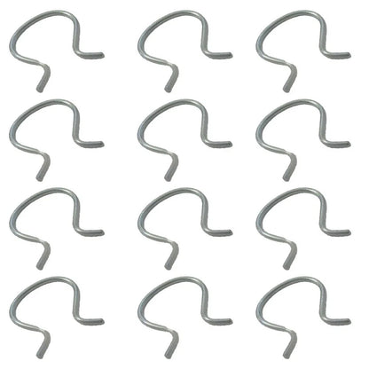 Crank Retainer / 12-Pcs / Door Handle Horseshoe Clip Left Plastic for Vehicle