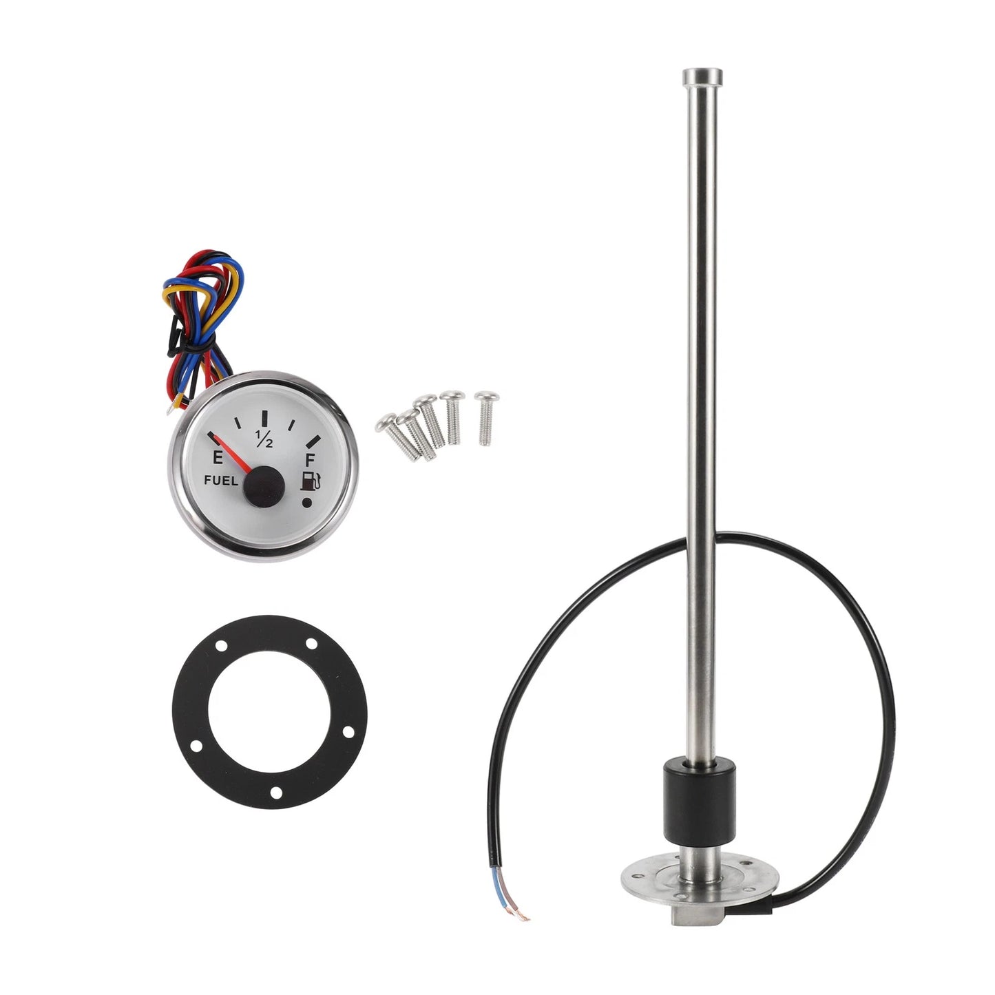 Fuel Sending Unit and Gauge Kit 240-33 Ohm for Boat Car Vehicle