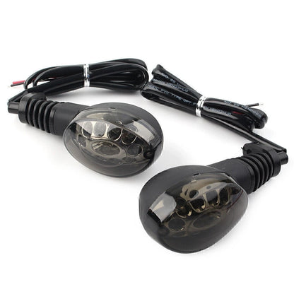 LED Turn Signal Light Smoke Lens for Kawasaki Ninja 250R (2008–2012)