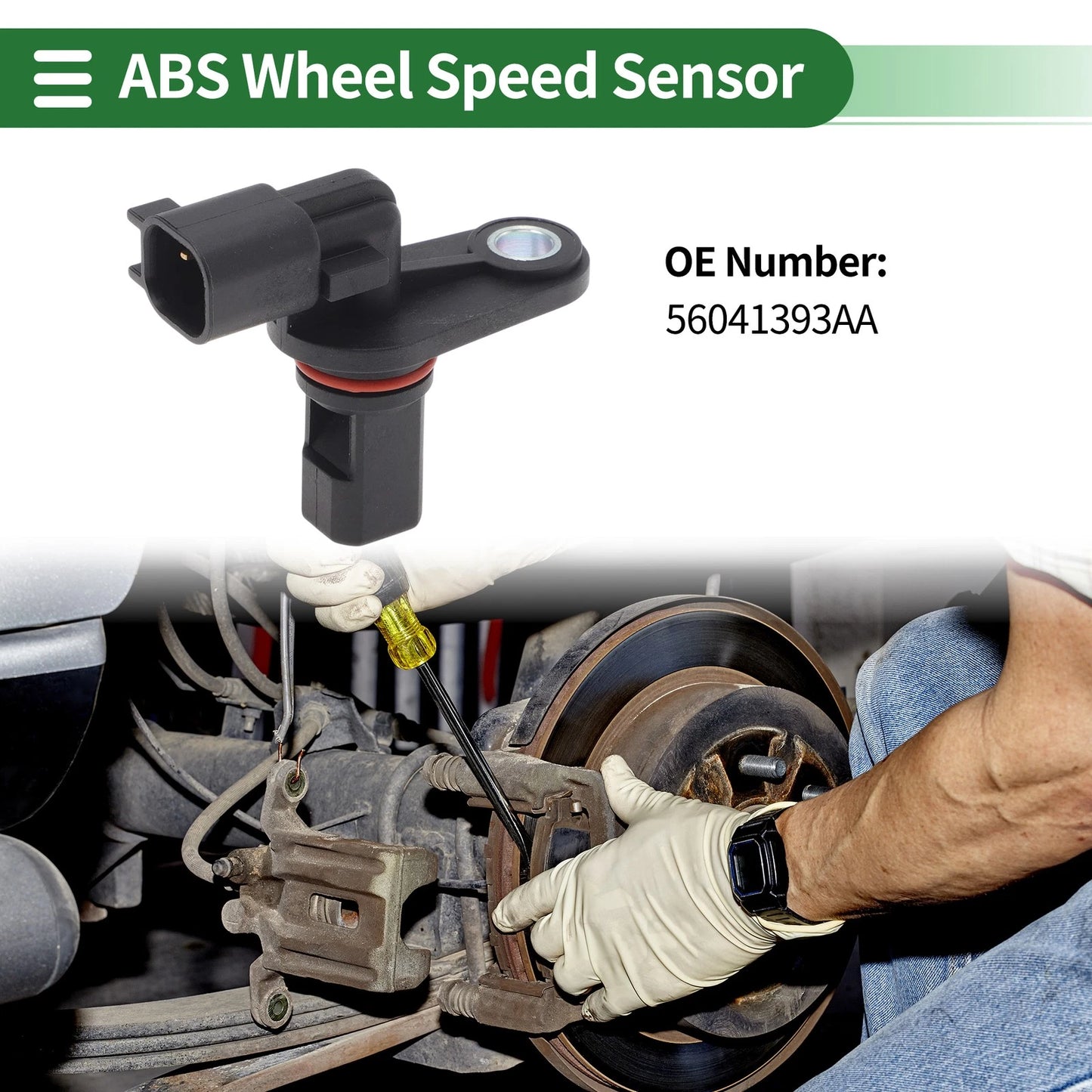 ABS Wheel Speed Sensor No. 56041393AA for Jeep Liberty (2002–2005)