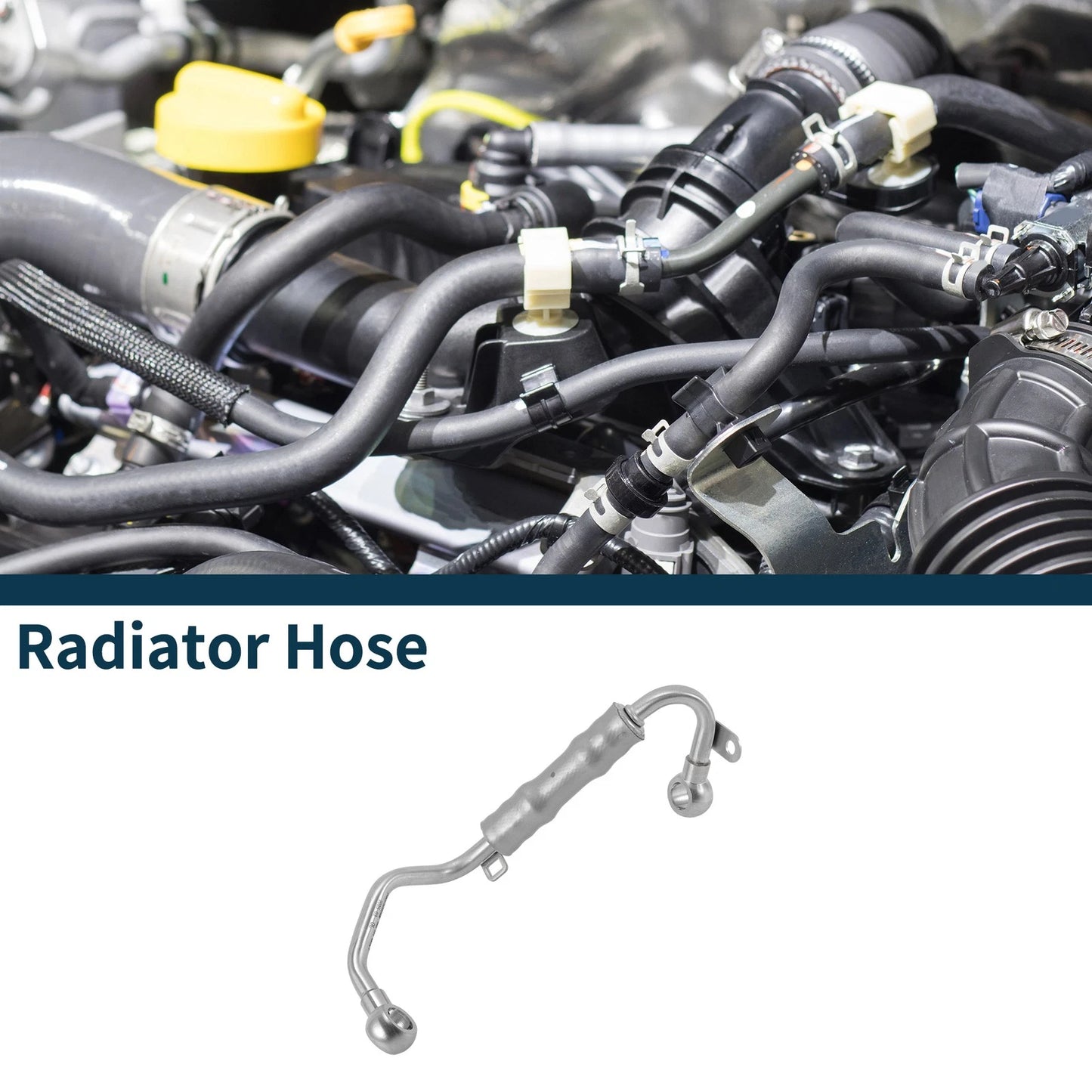 Radiator Hose for Audi A4 (2007–2015) No. 06H121497A Iron Coolant Pipe