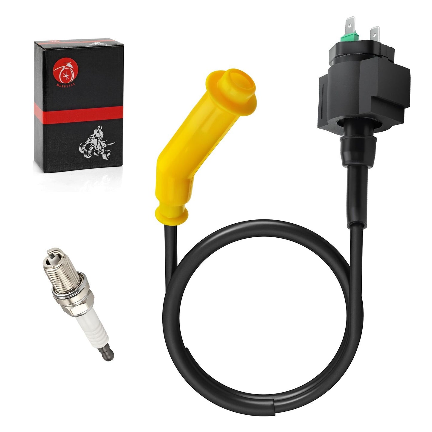 Ignition Coil & Spark Plug for Honda Foreman 500 TRX 500 (2005–2014)