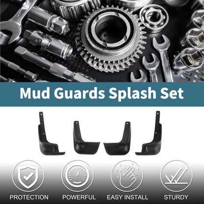 Set of 4 Mud Flaps Splash Guards for Toyota Ractis (2012–2018)