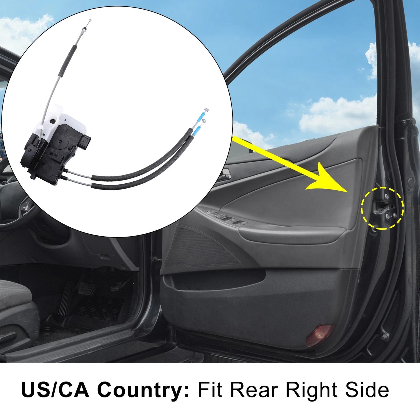 Rear Right Door Latch Lock Actuator for Hyundai Tucson (2011–2015) 81420-2S000