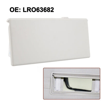 Gray Sun Visor Vanity Mirror Cover for Car