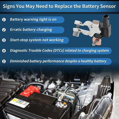 Battery Sensor Monitor Module for Chevrolet Malibu 1.5 (2018–2025) 13545954