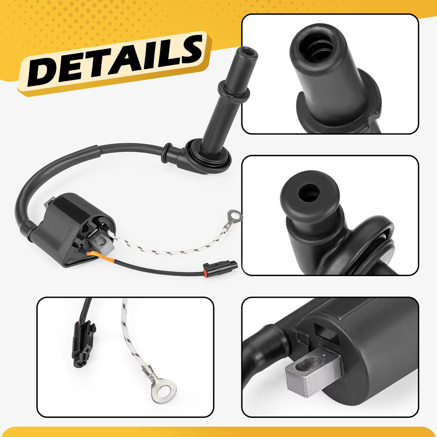 Ignition Coil & Spark Plug Cap for Kawasaki KX250 KX450 (2009–2024)