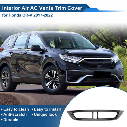 Air Condition Outlet Vent Trim Cover Frame for Honda CR-V (2017–2022) Black