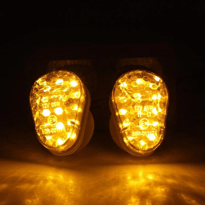 Flush Mount Turn Signal Light 12 SMD LED for Kawasaki Ninja ZX6R ZX9R