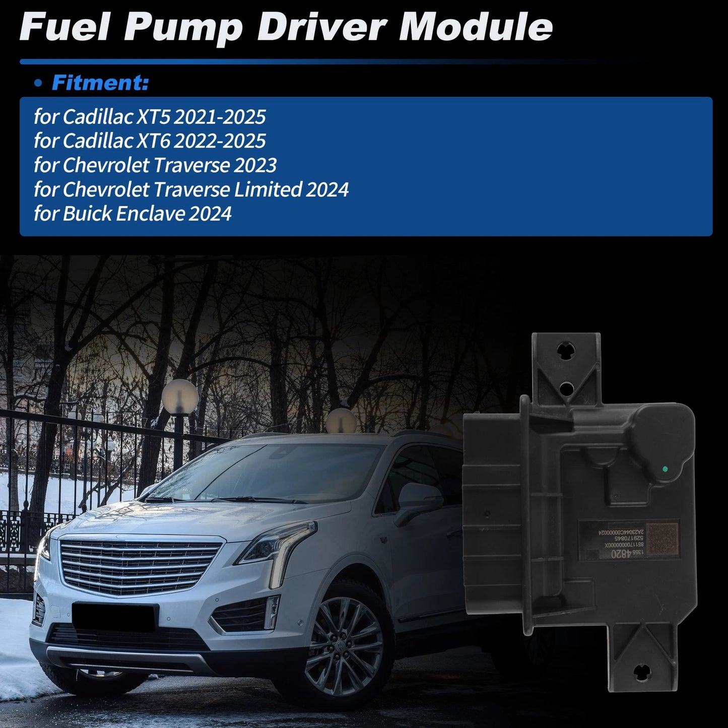 Fuel Pump Control Module for Cadillac XT5 (2021–2025) 13554820