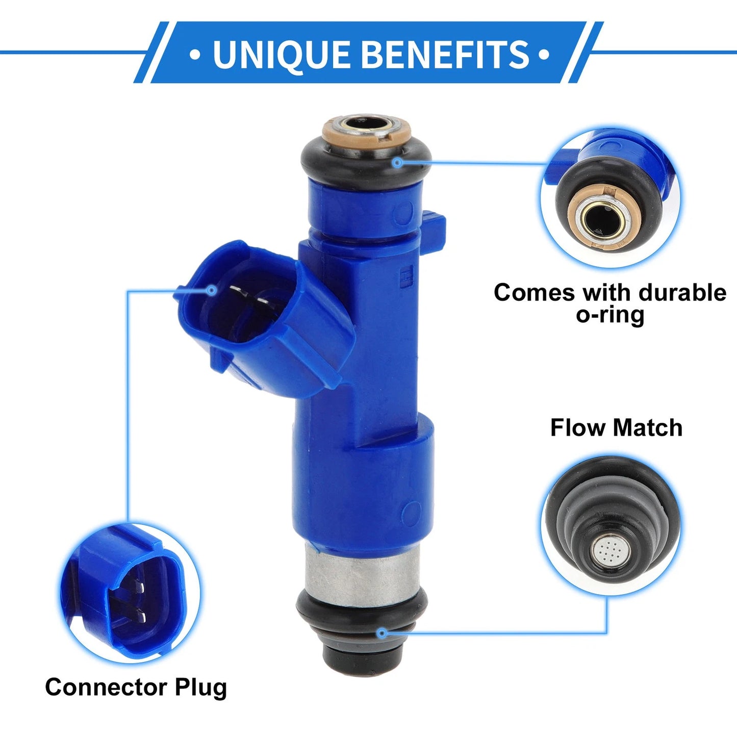 1 Pc Fuel Injector for Nissan GT-R 3.8L (2009-2021)