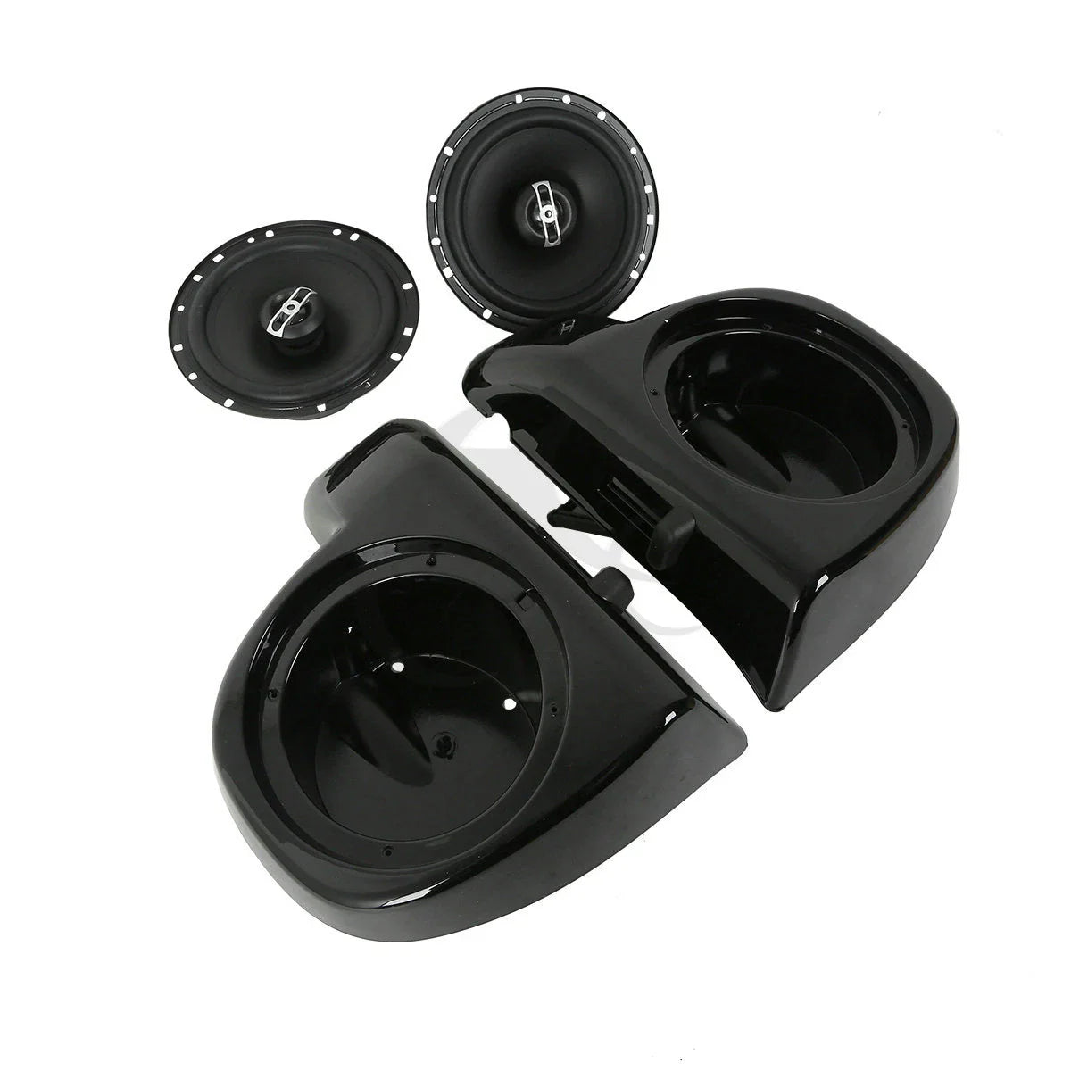 6.5" Lower Vented Fairings Speaker Glove Box for Harley Touring FLHT (14-24)