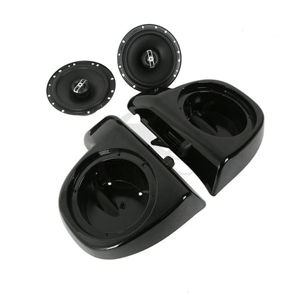 6.5" Lower Vented Fairings Speaker Glove Box for Harley Touring FLHT (14-24)