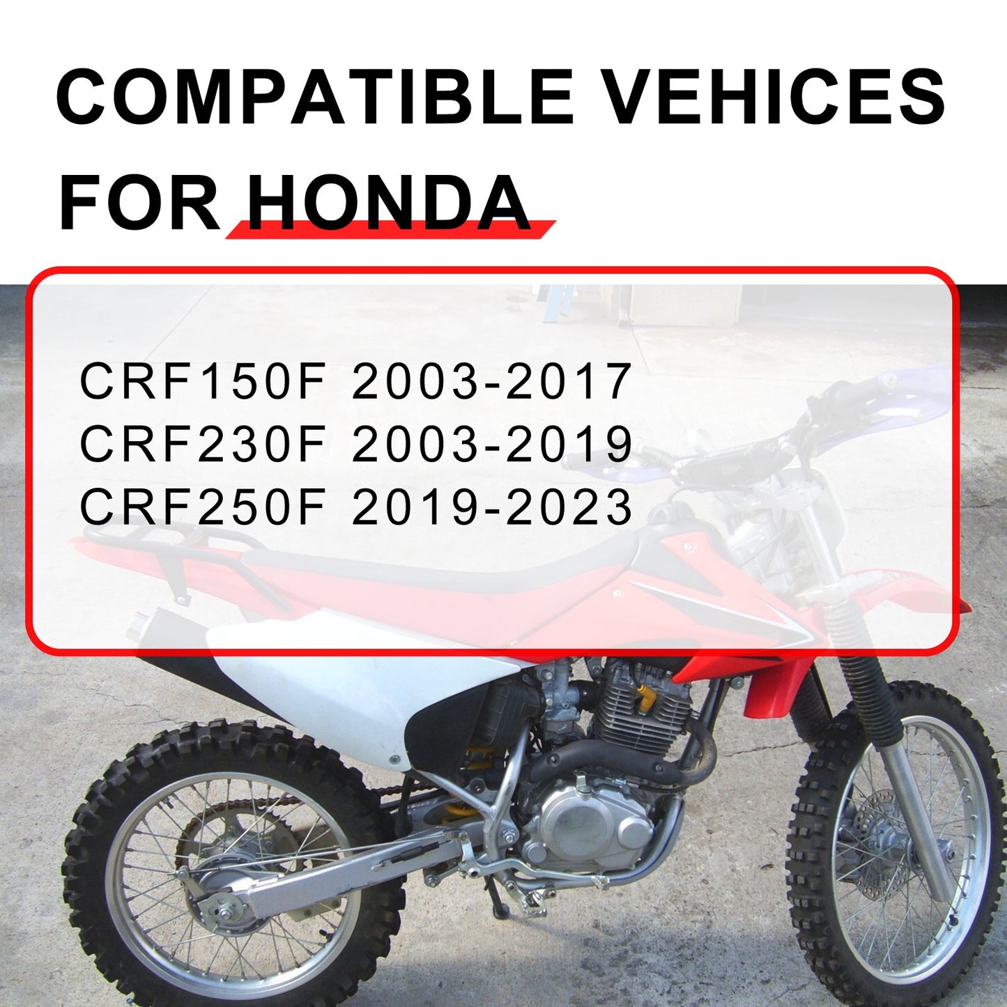 Rear Chain Guide for Honda CRF150F CRF230F (2003–2019)