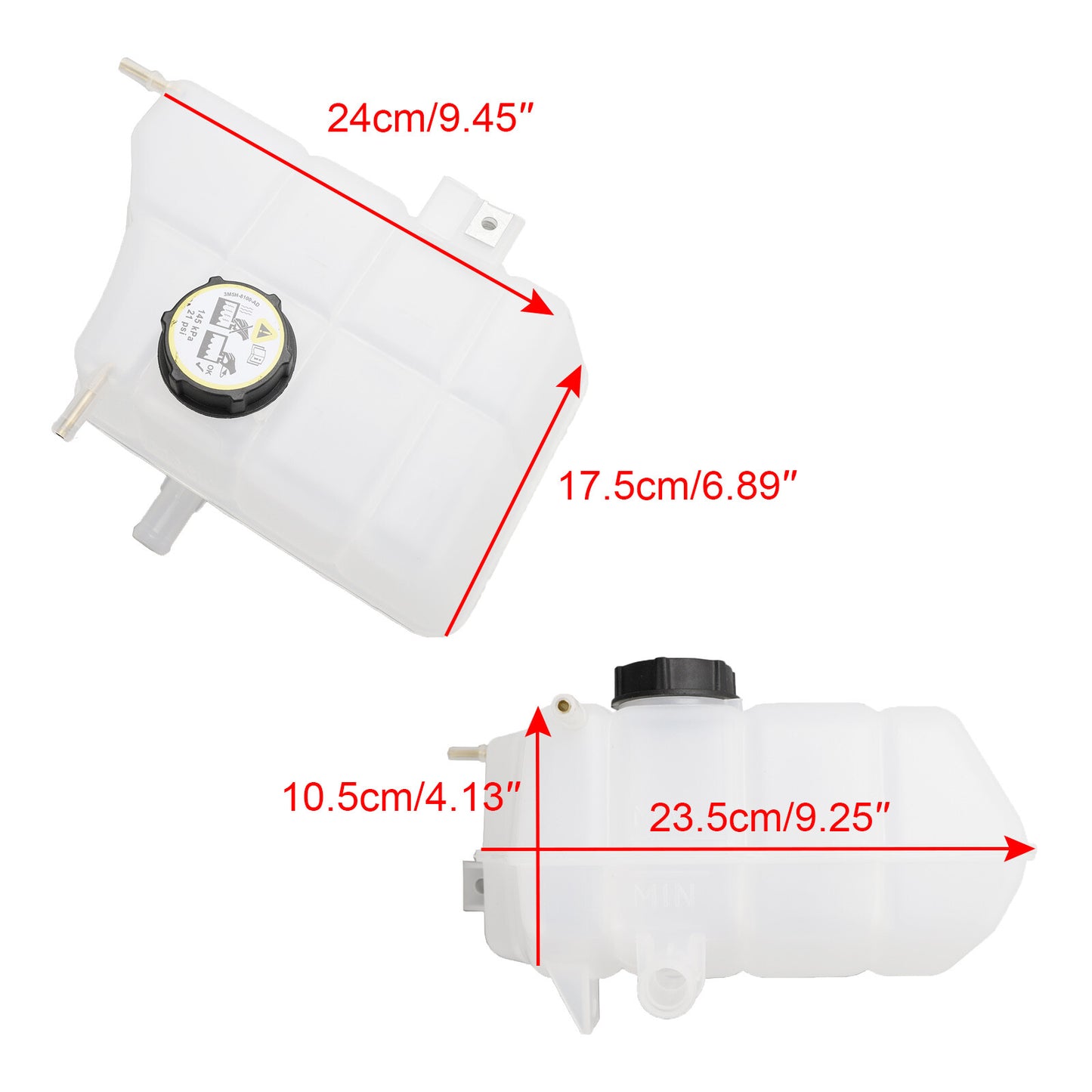Coolant Overflow Bottle for Mazda BT-50 (2011–2015) & Ford Ranger PX