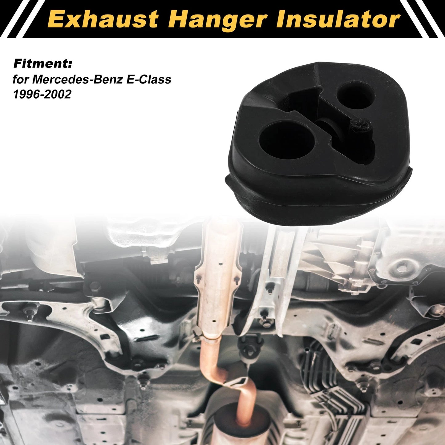 Muffler Exhaust Hanger for Mercedes-Benz E-Class (1996–2002) 2104920344 Rubber
