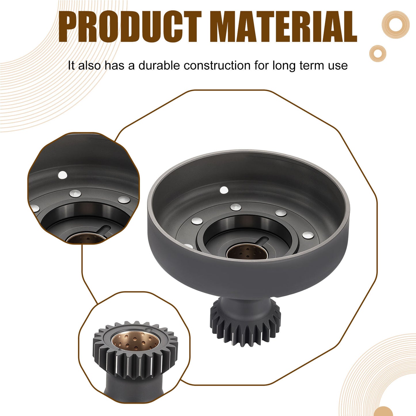 Centrifugal Clutch Drum for Honda TRX200 TRX250 (2000–2006)