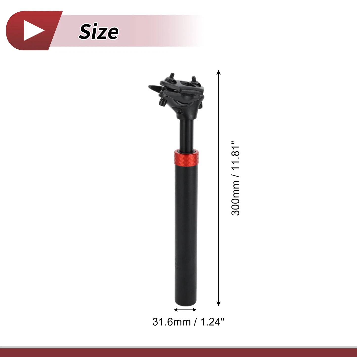 Bike Seat Post 31.6mm for Universal Fit (Suspension Shock Absorber)