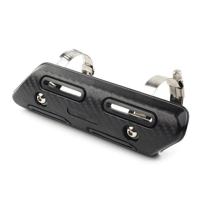 Muffler Pipe Heat Shield Cover for Motorcycle Black