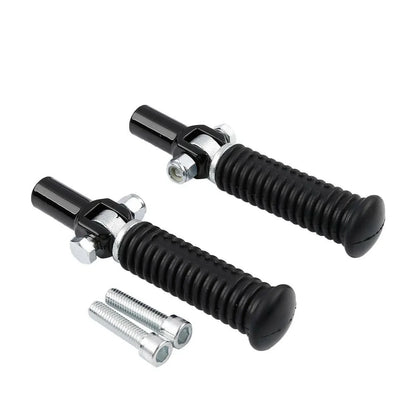 Black Passenger Footpeg Clevis Support Mount for Harley Softail (2000-2006)