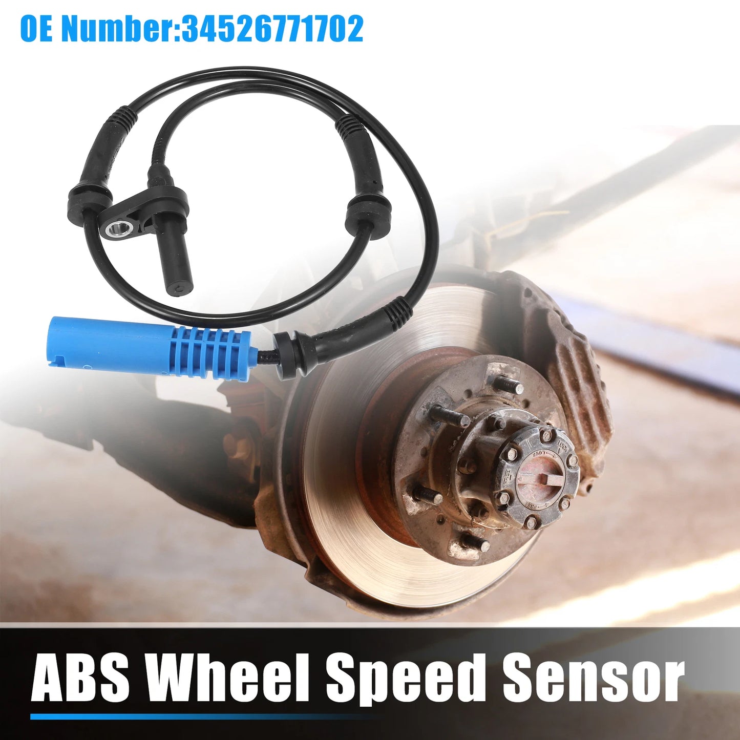 1Pcs ABS Wheel Speed Sensor for BMW 525i 528i (No. 34526771702)