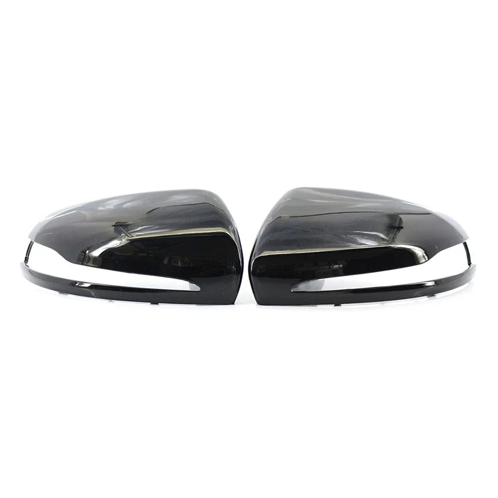 Gloss Black Rearview Mirror Housing for Mercedes-Benz C E S CLS GLC Class