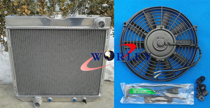 Aluminum Radiator & Fan for Ford Fairlane Mustang Maverick Mercury (1969–1970)