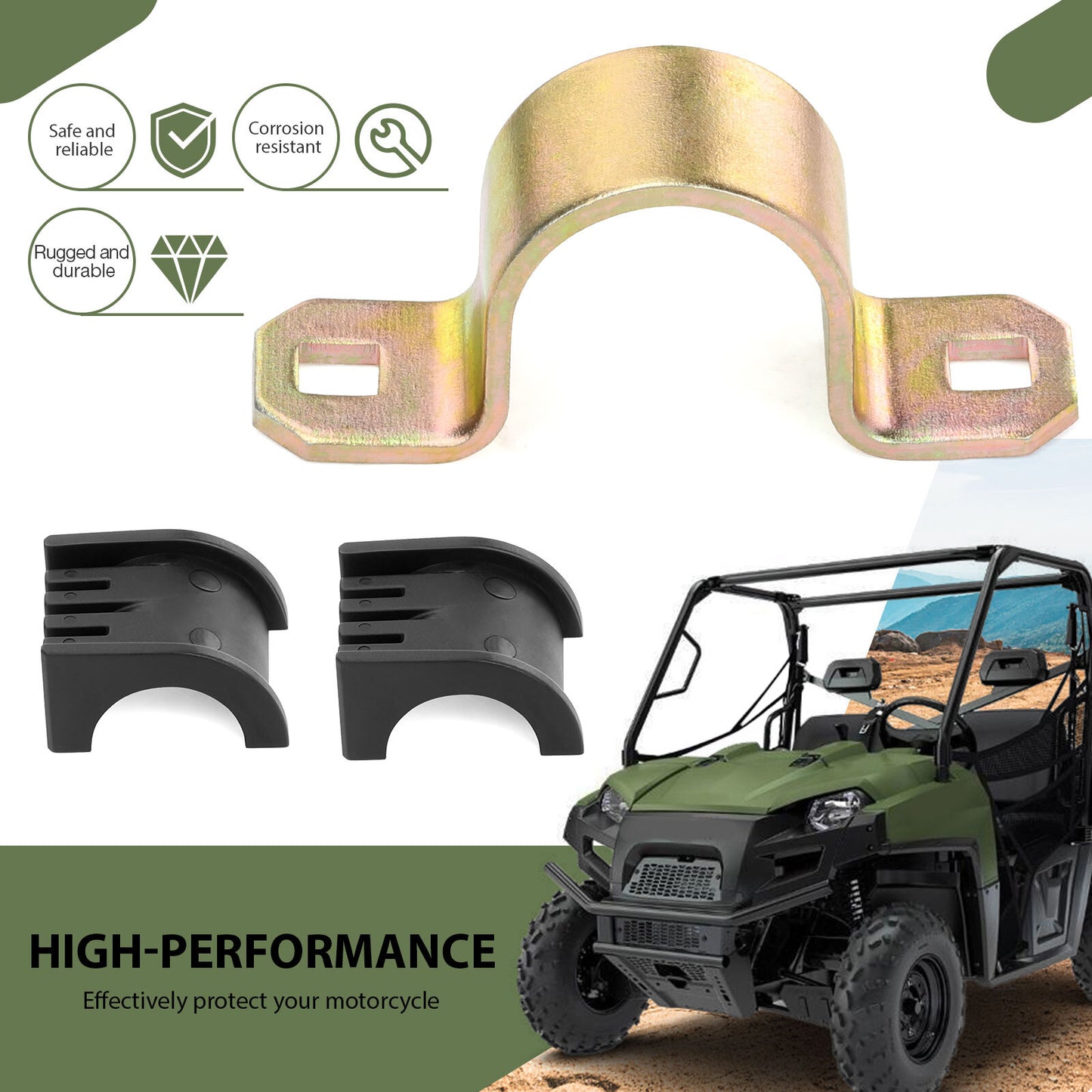 Rear Stabilizer Bar Bushings for Polaris Sportsman Scrambler (2014–2023)
