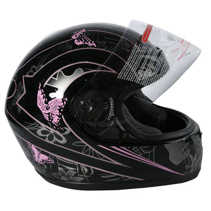 Full Face Helmet DOT Flip Up for Motorcycle Size S M L XL