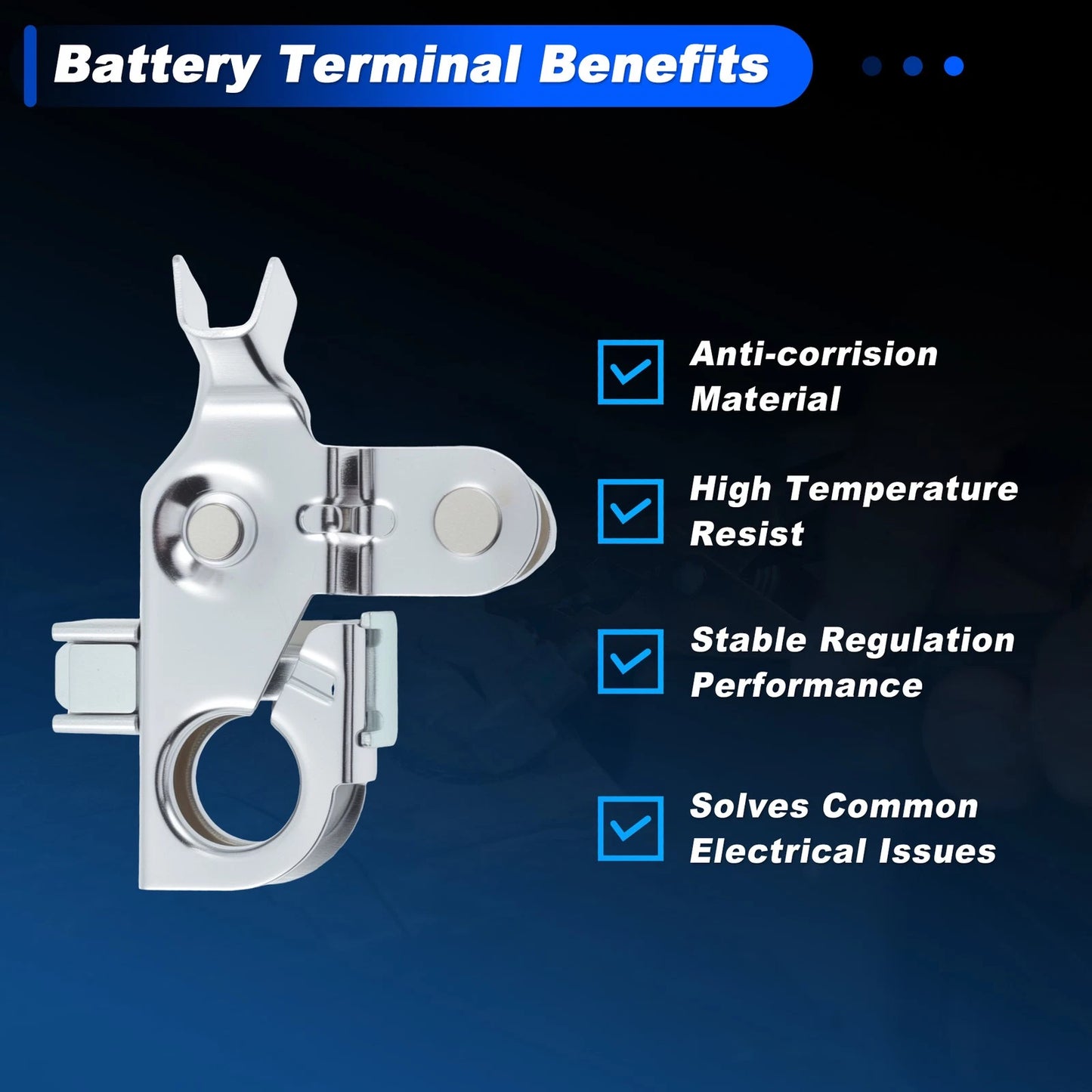 Positive Battery Terminal Connector for Ford F150 F250 Edge Fusion Mustang (2004–2023)