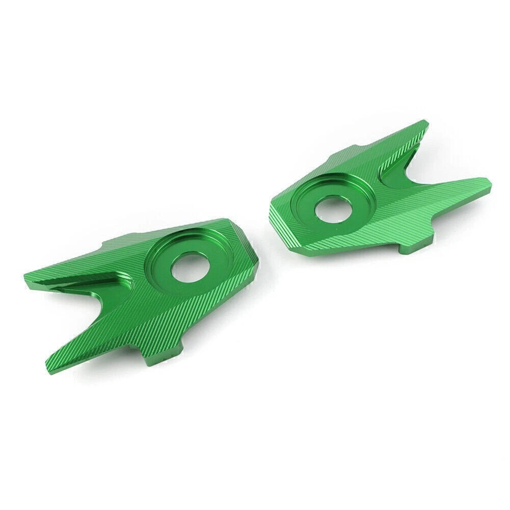Pair of Green Rear Flat Fork Covers for Kawasaki Ninja 300/250/Z250 (2013–2016)