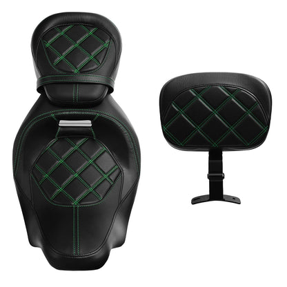 Seats Backrest Pad for Harley Touring CVO Road Glide (2009-2023)