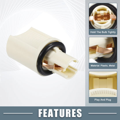 Light Bulb Socket No.7M3953124A for Seat Alhambra (2001–2010) White
