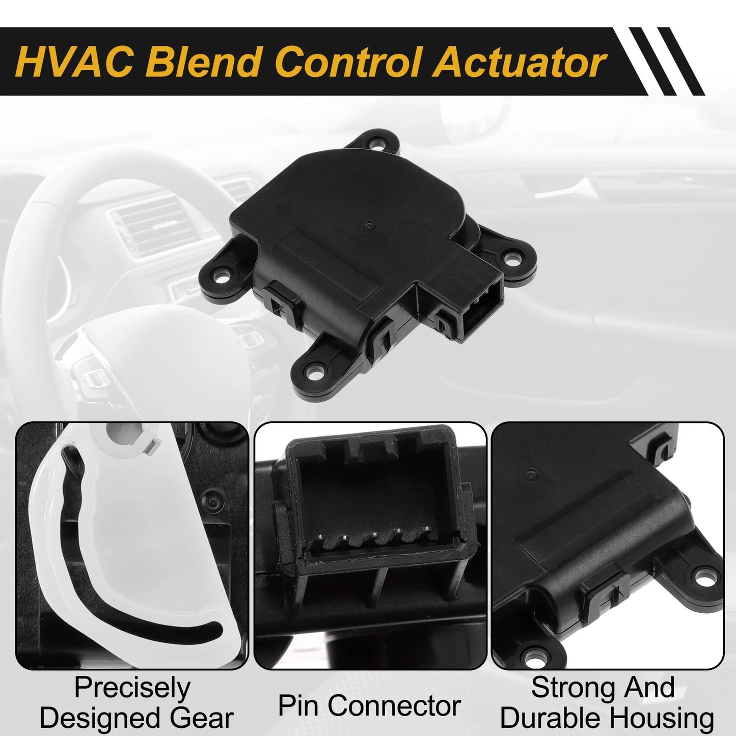 HVAC Heater Blend Door Actuator for Kia Forte (2010–2013) No. 971591M000