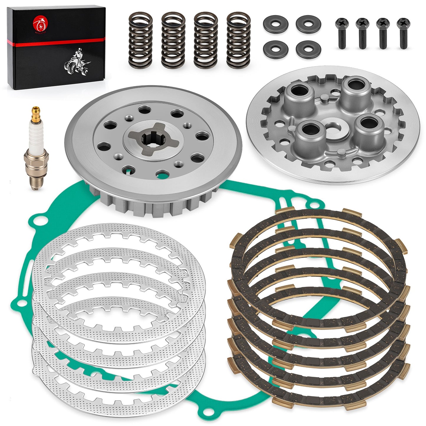 Clutch Kit for Yamaha TTR125E (2003–2009) Heavy Duty Spring & Steel Plate