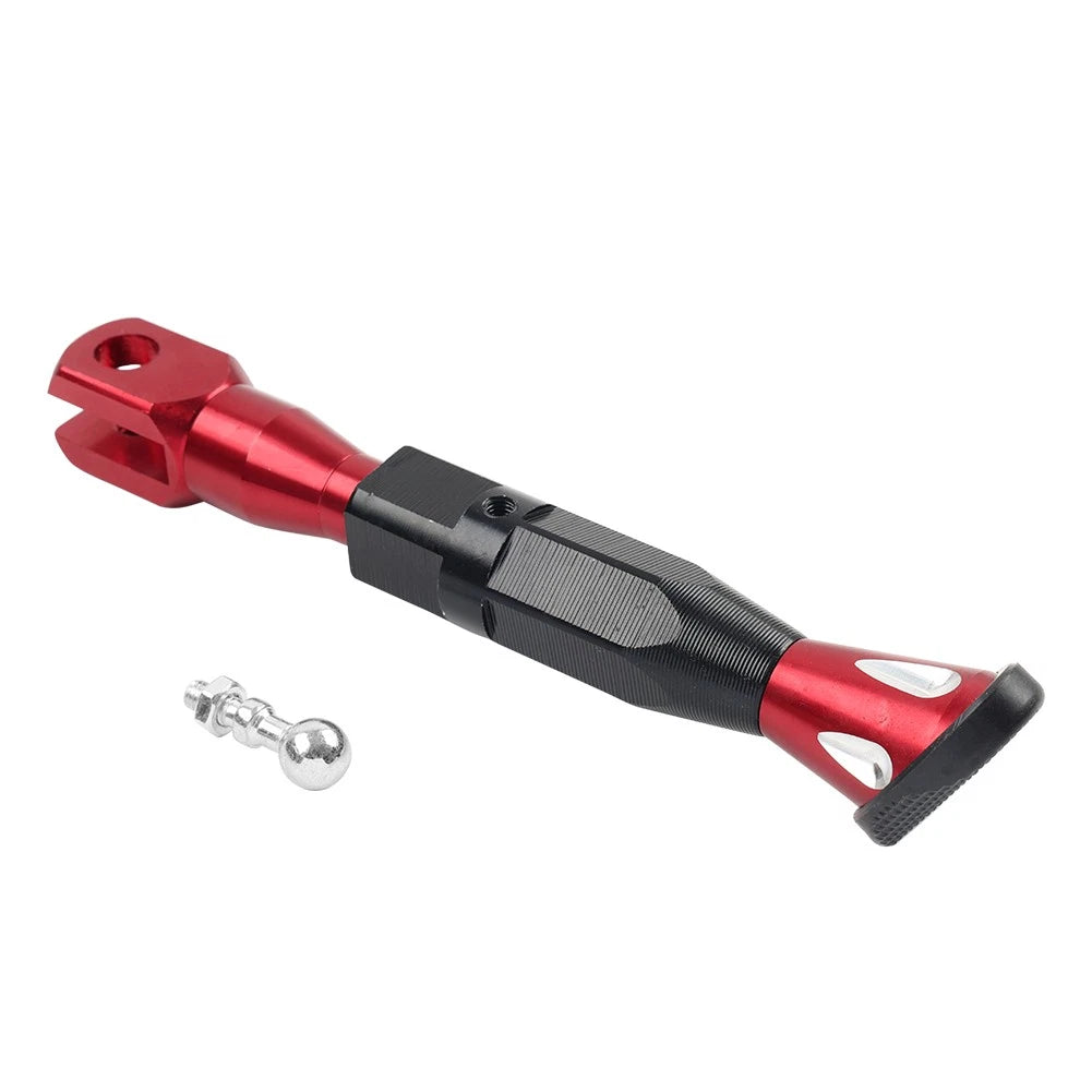 5 Speed Leather Gear Shift Knob for Universal Fit (Black/Red)