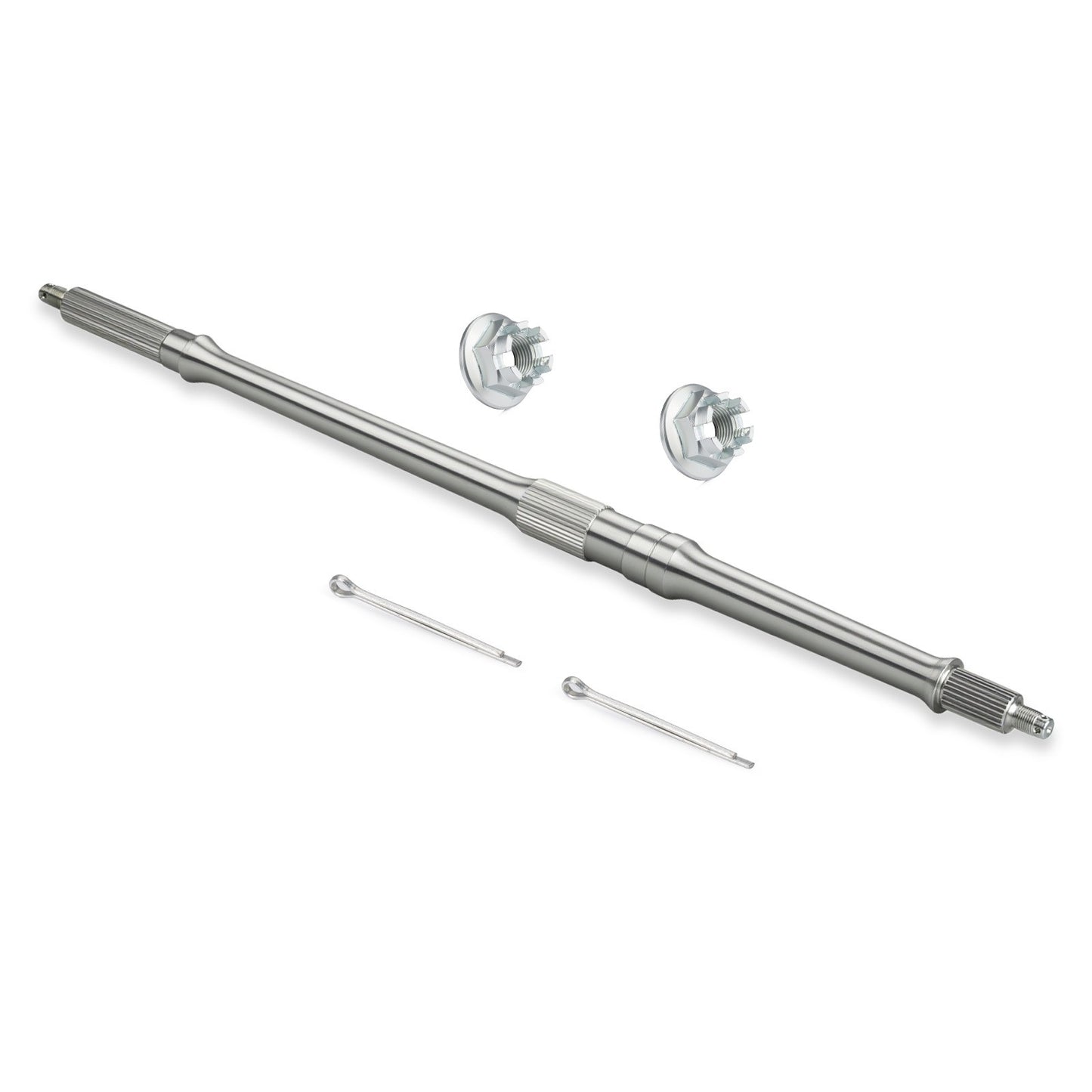 Rear Axle Shaft + Nuts for Yamaha Kodiak 450 (2003–2004)