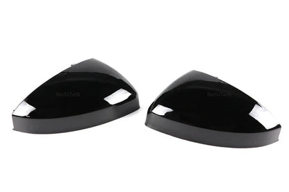 Gloss Black Side Wing Mirror Caps w Lane Assist for Audi TT TTS (2014–2023)