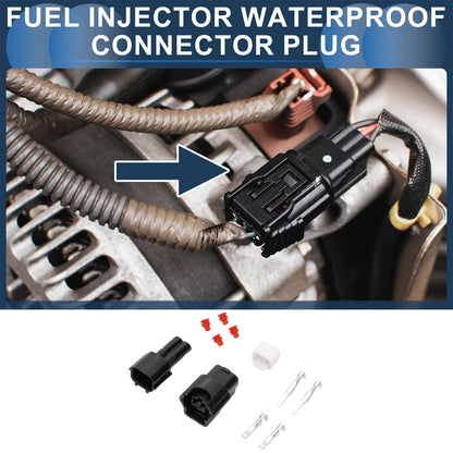 2 Pin Fuel Injector Waterproof Connector Plug for Nissan