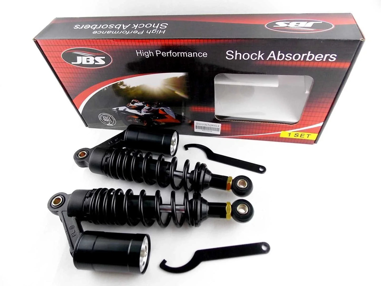 280mm JBS Rear Air Nitrogen Cell Shock Absorbers for Yamaha YZ80 (1974-1975)