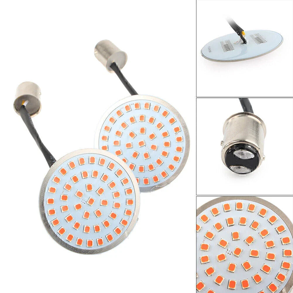 48 LED Rear Turn Signal Light Bulbs for Harley (UK)