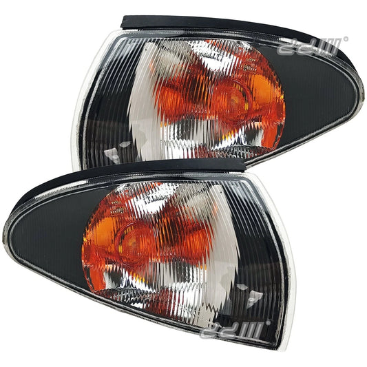 1 Pair LUCID Black Corner Signal Lights for Proton Wira Satria Jumbuck (1993-2005)