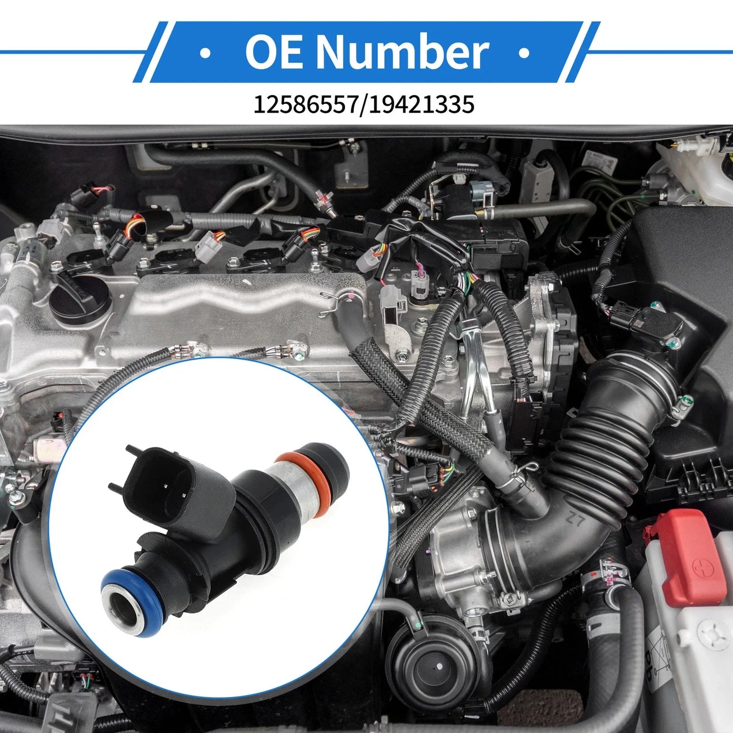 Fuel Injector 1 x No.12586557 for Chevrolet Malibu 3.5 (2004-2006)